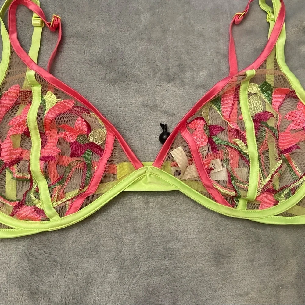 New! For love and lemons petunia underwire bra 24574